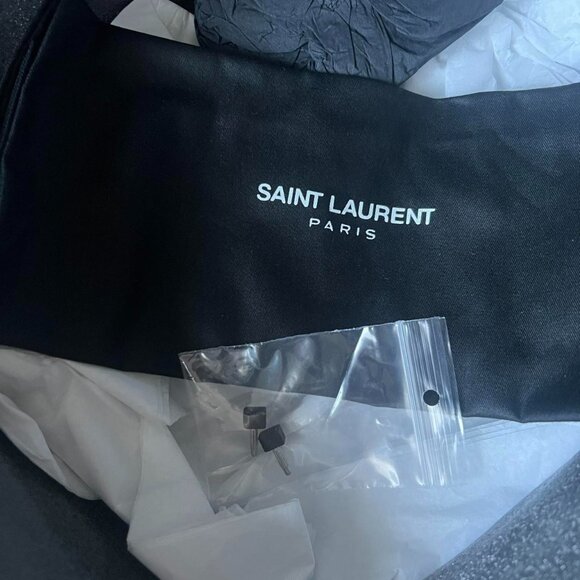 Saint Laurent YSL Ivory Nude Powder Jane Strap Sandal Pumps - Picture 7 of 8